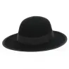 Capeline Gemma Feutre Laine Noir - Traclet