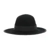 Capeline Gemma Feutre Laine Noir - Traclet Reference : 18150 | Chapellerie Traclet