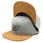 Gainsboro Grey Snapback Cap - Woed