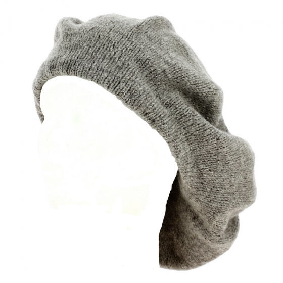 Grey Irish Wool Beret - Traclet