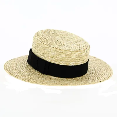 Canotier Matador Paille Naturelle - Traclet Reference : 18157 | Chapellerie Traclet