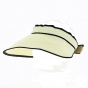 Visor straw paper ecru - Traclet