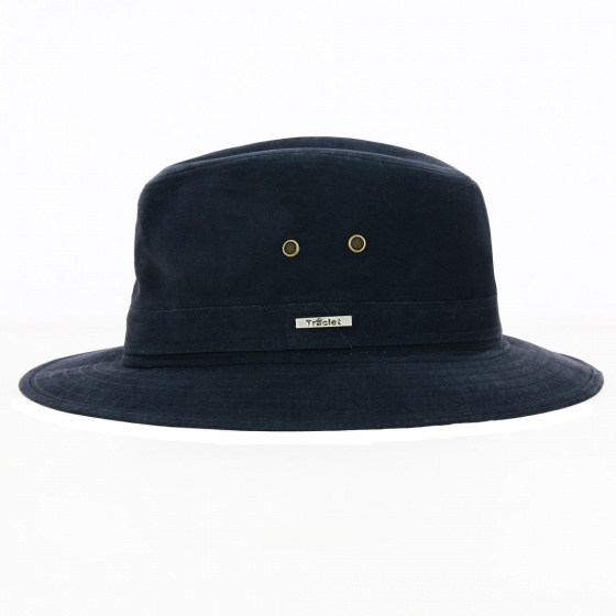 Auckland Cotton Navy Traveler Hat - Traclet