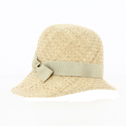 Chapeau cloche paille Winona - Violet