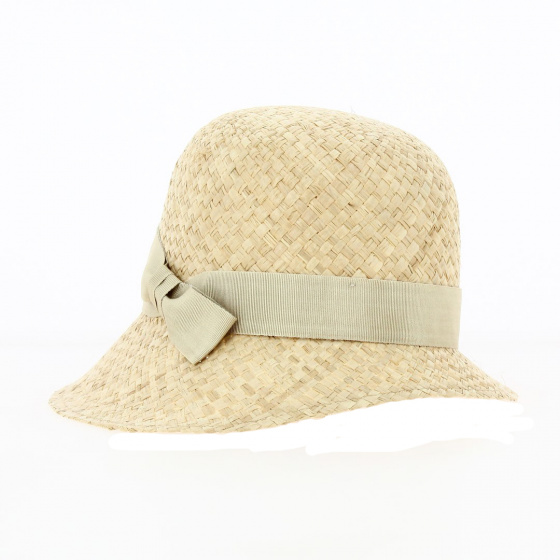 Chapeau cloche paille Maithe - Naturel