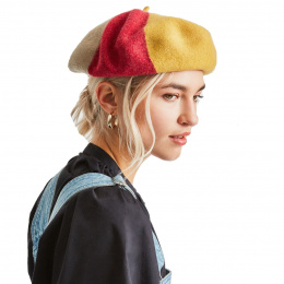 Audrey IV Yellow Wool Beret - Brixton