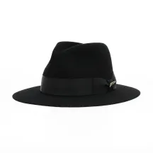 Chapeau Traveller Indiana Jones Feutre Poil Noir - Mayser