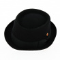 Black Gareth Wool Porkpie - Mayser