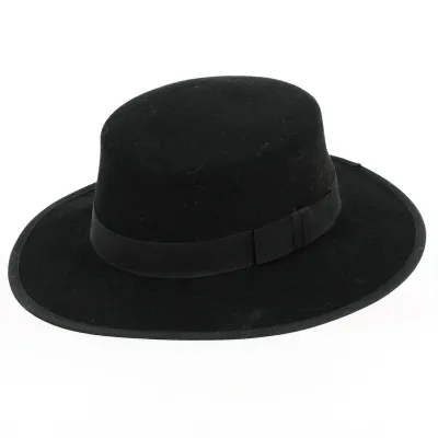Black Wool Felt Hat - Traclet Reference: 2814 | Traclet Hat Shop