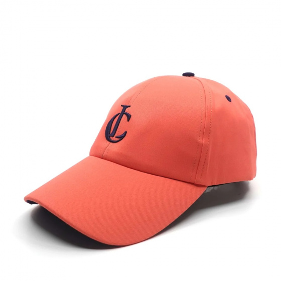Recycled Polyester Baseball Cap Coral - Le chapoté
