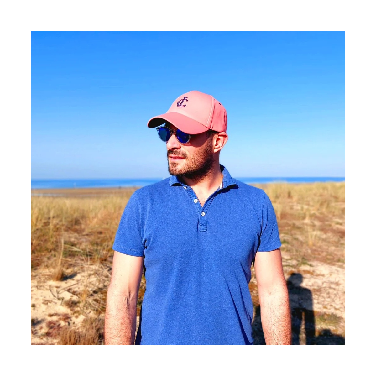 Coral baseball cap online