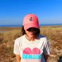 Baseball Cap Recycled Polyester Coral - Le chapoté