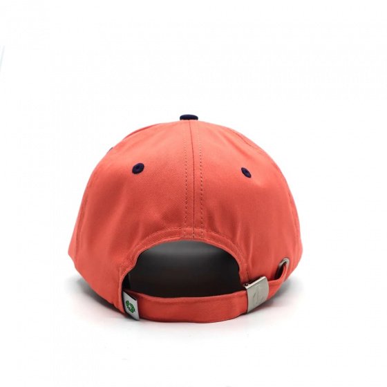 Recycled Polyester Baseball Cap Coral - Le chapoté