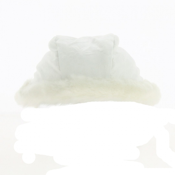 Child Baptism Beguin Hat White - Traclet