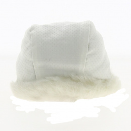 White Child Baptism Beguin Hat - Traclet