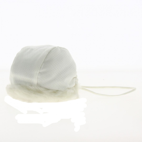 Bonnet Béguin Baptême Enfant Blanc - Traclet