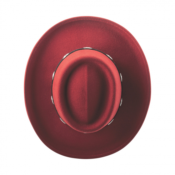 Western Hat Close Friend Red Wool Felt - Bullhide Western Hat Close Friend Red Wool Felt - Bullhide