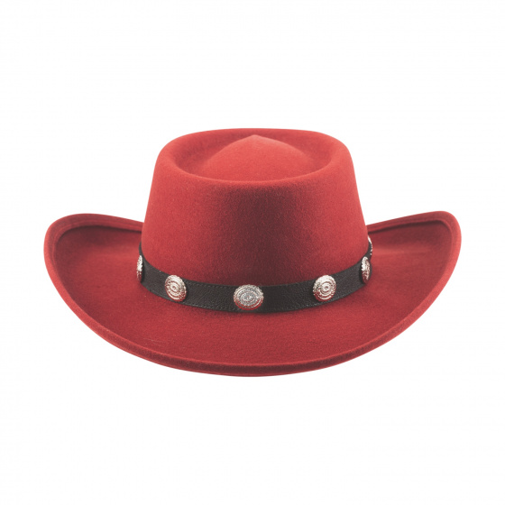 Western Hat Close Friend Red Wool Felt - Bullhide Western Hat Close Friend Red Wool Felt - Bullhide