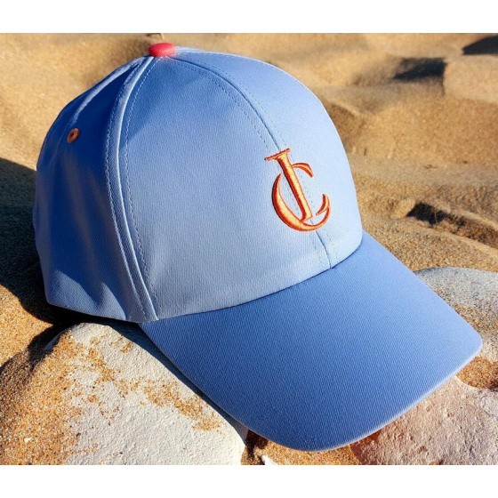 Casquette Baseball Polyester Recyclé Bleu Clair - Le chapoté Casquette Baseball Polyester Recyclé Bleu Clair - Le chapoté