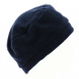 Navy Polar Fleece Toque Beanie - Traclet