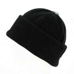 Black fleece hat made in France - Traclet