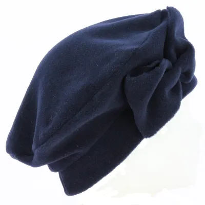 Béret Polaire Nœud Bleu Marine - Traclet