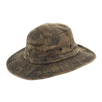 Chapeau Traveller Outdoor Camo Marron - Traclet Référence : 18212 | Chapellerie Traclet