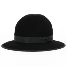 Chapeau Capeline Chouan Feutre Laine Noir - Traclet Référence : 18215 | Chapellerie Traclet