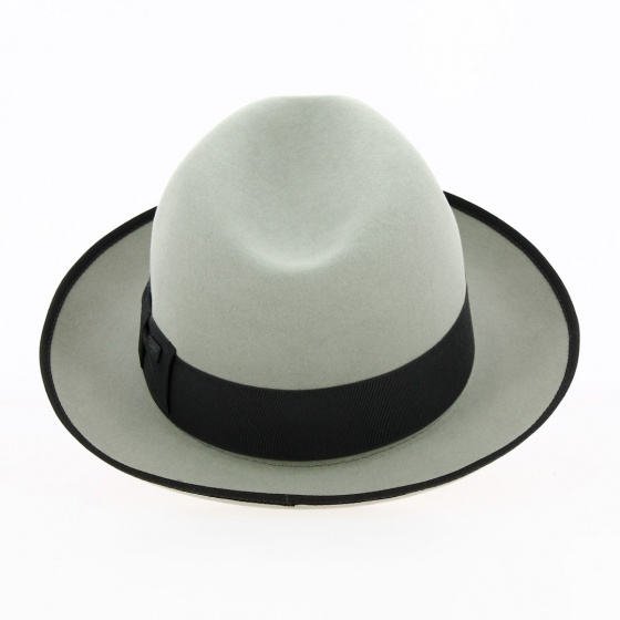 Chapeau Fedora Oxford Feutre Poil Gris - Guerra Chapeau Fedora Oxford Feutre Poil Gris - Guerra
