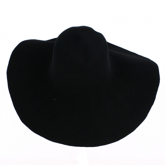 Unformed Wool Felt Wide Brim Hat - Traclet