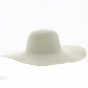 Unformed Wool Felt Wide Brim Hat - Traclet