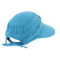 UV Protection & Waterproof Visor Cap Butterfly Turquoise - Aussie Apparel