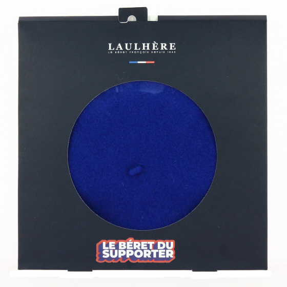Bright Blue Supporter Beret - Laulhère