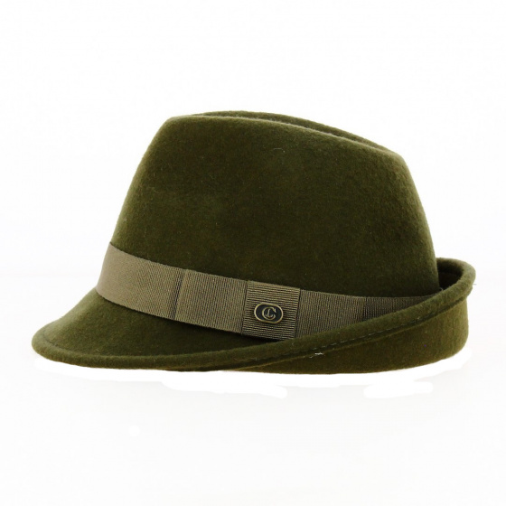 Green Robert Trilby Hat - Traclet