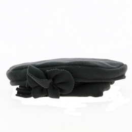 Béret Polaire Femme Fleur Gris - Traclet