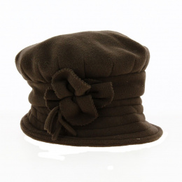 Brown polar cap beret - Eva line
