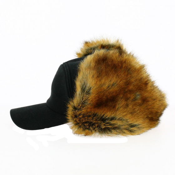 Black Ear-flap Cap - Traclet