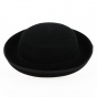 Black Wool Felt Hat - Traclet