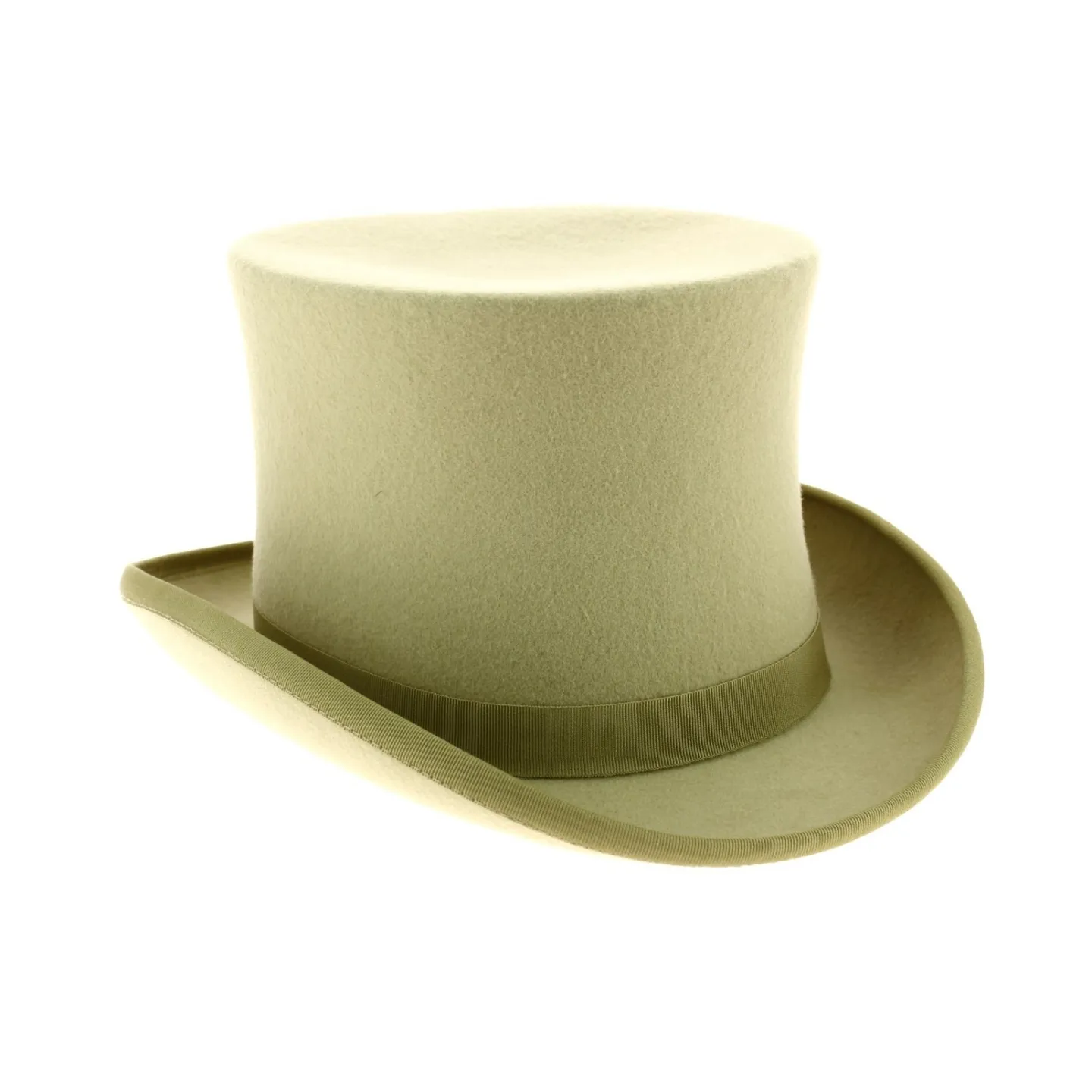 Pale Yellow Felt Top Hat - Traclet Reference: 18245 | Traclet Hat Shop