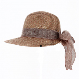 Tabatha Pink Wide Visor Cap - Traclet