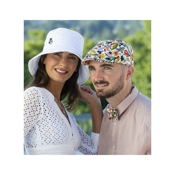 Casquette Bombée Bang Multicolore à Fleurs - Traclet Casquette Bombée Bang Multicolore à Fleurs - Traclet
