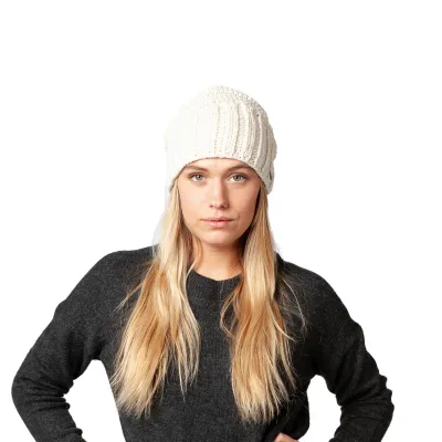 Tamara White Beanie - BARTS Reference: 4267 | Traclet Hat Shop