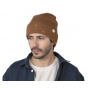 Short Beanie Vinson Fox Embroidery Camel - Barts
