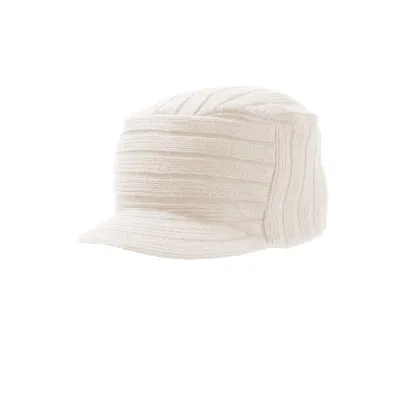 bonnet casquette tribe blanc - Chapellerie Traclet Reference : 1854 | Chapellerie Traclet