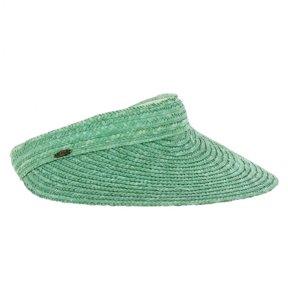 Green straw visor - Traclet