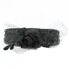 Léonie Black Ceremonial Headband - Traclet Reference: 13183 | Traclet Hat Shop
