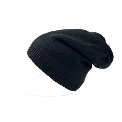 Bonnet long tombant noir - Freeboard Reference : 7189 | Chapellerie Traclet