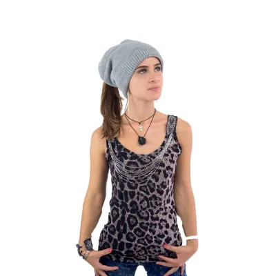 Bonnet long tombant gris- Freeboard Reference : 7190 | Chapellerie Traclet