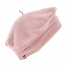 Denise Baby Pink Fleece Beret - Traclet