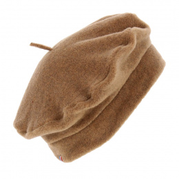 Denise Taupe Fleece Beret - Traclet